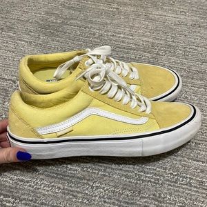 yellow suede vans